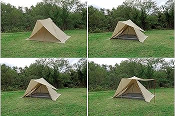 CAPTAIN STAG Trekker ワンポールテント タイプ2 トレッカー ワンポールテントレクタ270UV タイプ2（カーキ